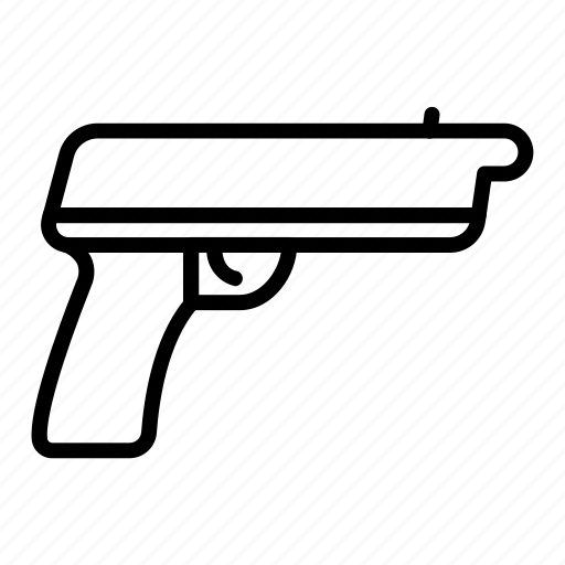 Pistol, gun, weapon, revolver icon - Download on Iconfinder