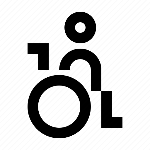 Disabled, man, wayfind, wheelchair icon - Download on Iconfinder