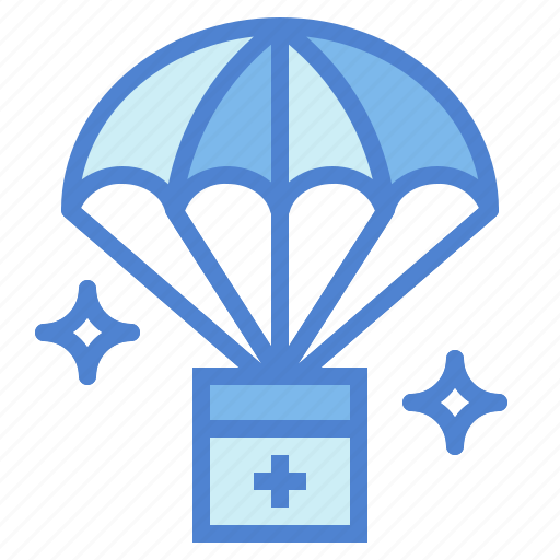 Boxes, parachute, storage, warehouse icon - Download on Iconfinder