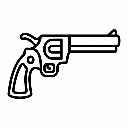 Revolver, pistol, barrel, weapon, handgun, crime icon - Download on Iconfinder