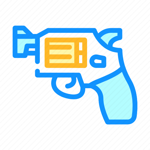 Revolver, gun, weapon, military, army, equipment icon - Download on Iconfinder