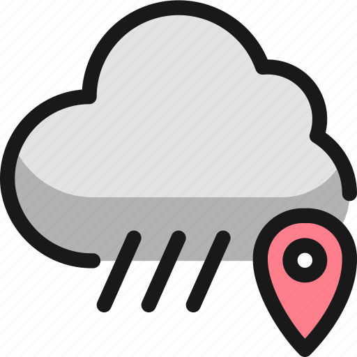 Weather, app, rain, location icon - Download on Iconfinder