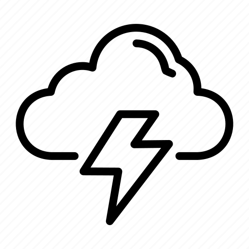 Cloud, thunder, lighting, weather, spark, storm, stromy icon - Download on Iconfinder