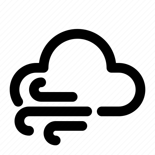 Weather, cloudy, cloud, forecase, sky, windy, wind icon - Download on Iconfinder