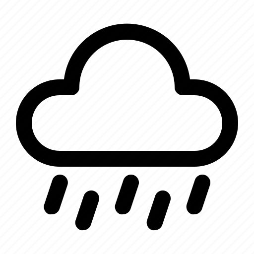 Weather, rain, rainy, cloud, cloudy, forecast, season icon - Download on Iconfinder