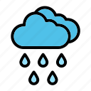 rain, drop, water, weather, moisture