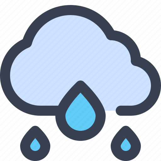 Rain, rainy, cloudy, weather icon - Download on Iconfinder