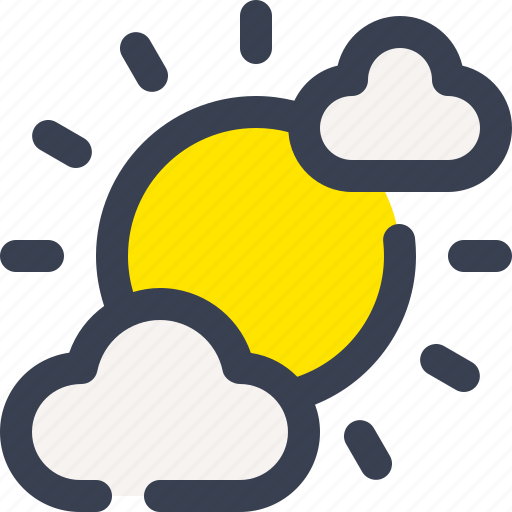 Sun, sunny, cloud, weather icon - Download on Iconfinder