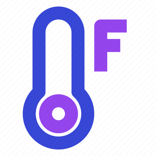 Farenheit, thermometer, temperature scale, imperial units, heat, cold, thermometric icon - Download on Iconfinder
