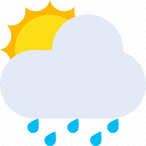 Weather, rain, forecast, sun, cloud icon - Download on Iconfinder