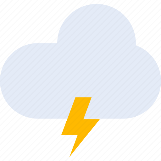 Weather, thunderstorms, lightning, thunder, forecast, cloud icon - Download on Iconfinder