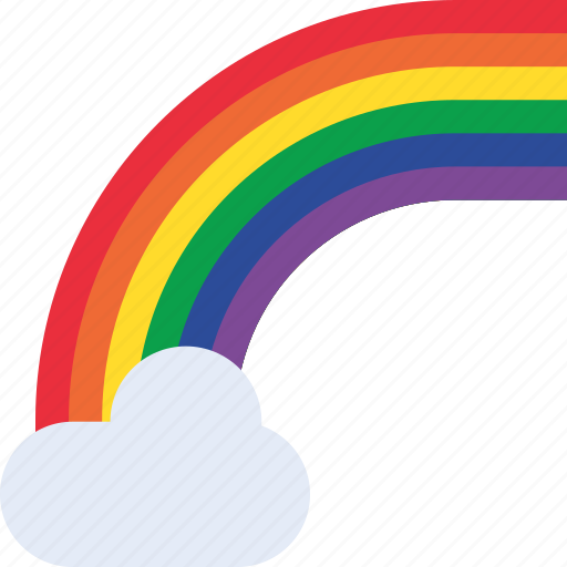 Weather, rainbow, sky, cloud, rain icon - Download on Iconfinder