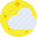 weather, moon, night, cloud, forecast