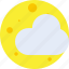 weather, moon, night, cloud, forecast 