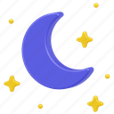 moon, star, weather, night 