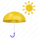 umbrella, sun, weather, sunny, beach, protection 