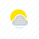 weather, icon, rain, sun and rain, rain icon