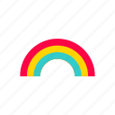 weather, rainbow, rainbow icon