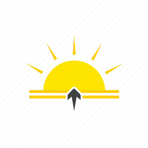 Weather, icon, sun, sunrise, sunrise icon, sunny, sunnyday icon - Download on Iconfinder
