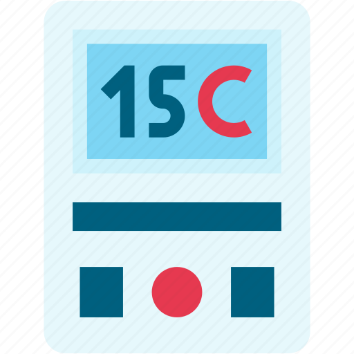 Thermostat, temperature, smart, control, house, home, automation icon - Download on Iconfinder