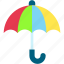 umbrella, rain, weather, protective, protection, open 