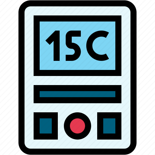 Thermostat, temperature, smart, control, house, home, automation icon - Download on Iconfinder