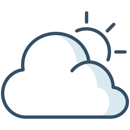 Cloud, summer, sun, weather icon - Free download