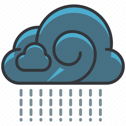 Cloud, forecast, rain, storm, weather icon - Download on Iconfinder