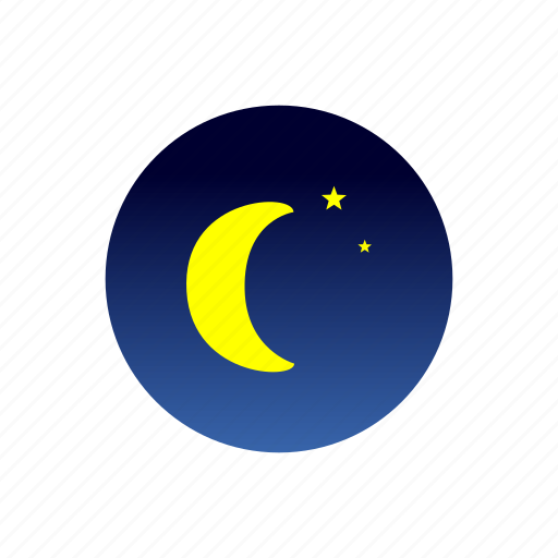 Moon, night, sky, stars, weather icon - Download on Iconfinder