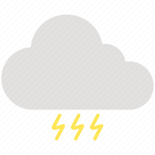 Cloud, thunder, cloudy, electricity, light, weather icon - Download on Iconfinder