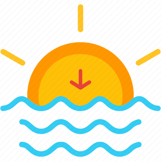 Set, sun, down, evening, horizon, sunset icon - Download on Iconfinder