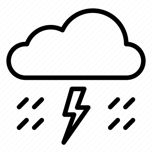 Cloud, clouds, lightning, nature, rain, storm, weather icon - Download on Iconfinder