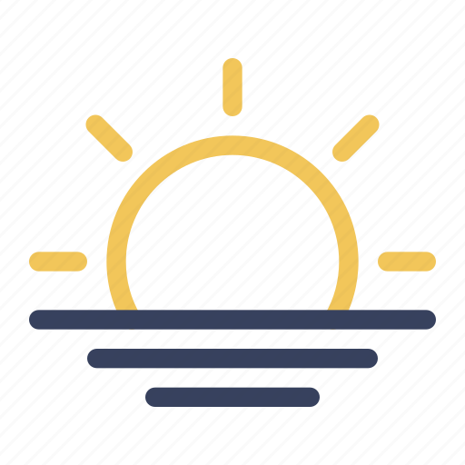 Season, sun, sunrise, sunset, weather icon - Download on Iconfinder
