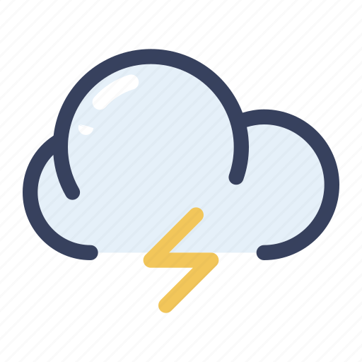 Cloud, season, storm, thunder, weather icon - Download on Iconfinder