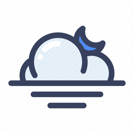 Cloud, moon, night, season, weather icon - Download on Iconfinder