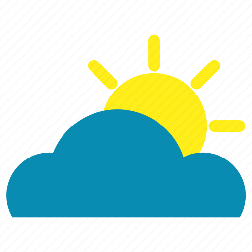 Cloud, cloudy, sun icon - Download on Iconfinder