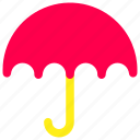 guard, rain, umbrella
