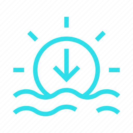 River, sea, shine, sun, weather icon - Download on Iconfinder