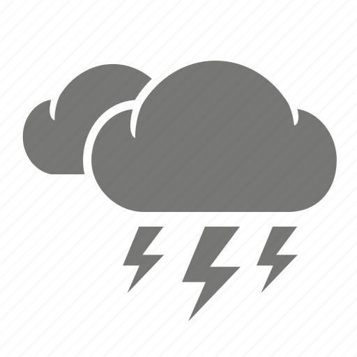 Cloud, cloudy, lightning, storm, thunder, thunderbolt, weather icon - Download on Iconfinder