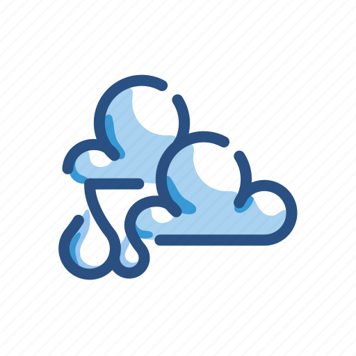 Cloud, forecast, partial, rain, weather icon - Download on Iconfinder
