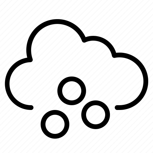 Cloud, rain, sleet, weather icon - Download on Iconfinder