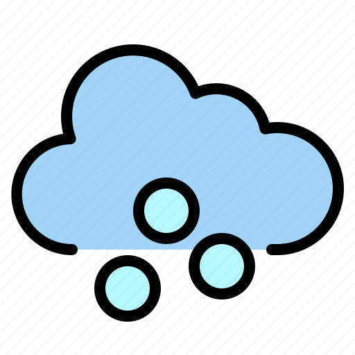 Cloud, rain, sleet, weather icon - Download on Iconfinder