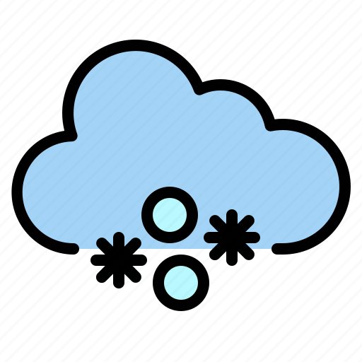 Cloudy, sleet, snowy, weather icon - Download on Iconfinder