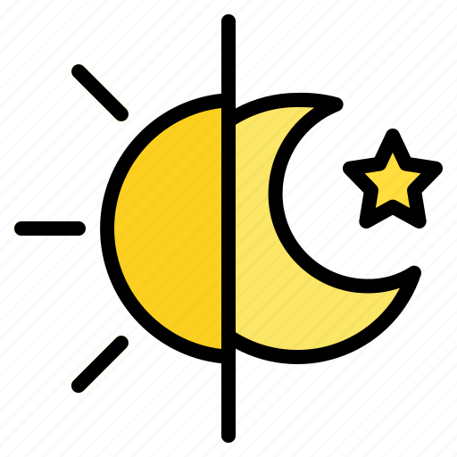 Day, moon, night, sun icon - Download on Iconfinder