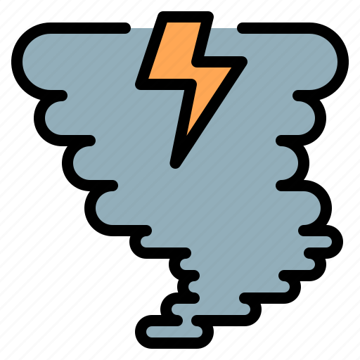 Heavy, rainy, storm, thunder icon - Download on Iconfinder