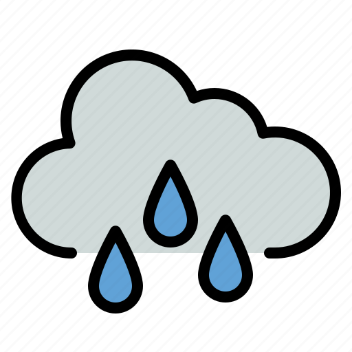 Cloud, drop, overcast, rain, weather icon - Download on Iconfinder