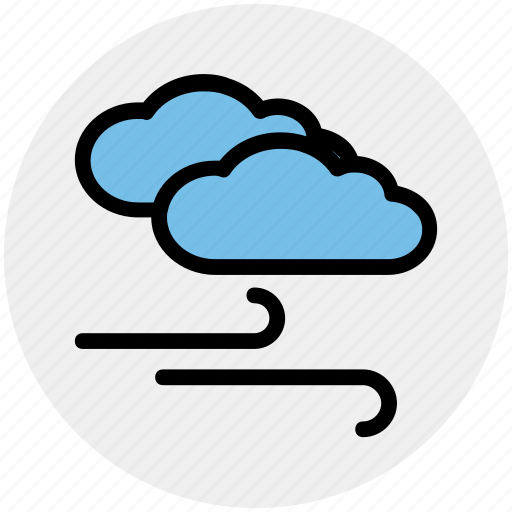 Cloud, clouds, cool weather, meteorology, weather, wind icon - Download on Iconfinder
