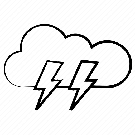 Cloud, storm, thunder, weather icon - Download on Iconfinder