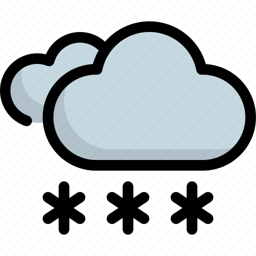 Climate, cloudy, forecast, snow, weather, winter icon - Download on Iconfinder