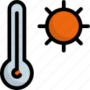 climate, forecast, sun, temperature, thermometer, warm, weather